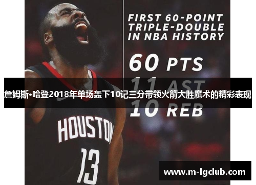 詹姆斯·哈登2018年单场轰下10记三分带领火箭大胜魔术的精彩表现 詹姆斯·哈登2018年单场轰下10记三分带领火箭大胜魔术的精彩表现