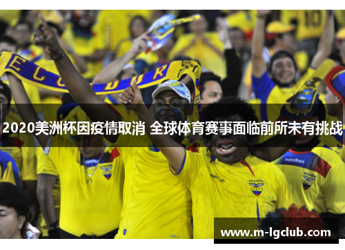 2020美洲杯因疫情取消 全球体育赛事面临前所未有挑战 2020美洲杯因疫情取消 全球体育赛事面临前所未有挑战