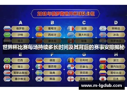 世界杯比赛每场持续多长时间及其背后的赛事安排揭秘