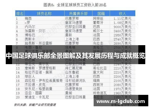 中国足球俱乐部全景图解及其发展历程与成就概览 中国足球俱乐部全景图解及其发展历程与成就概览