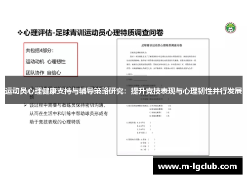 运动员心理健康支持与辅导策略研究：提升竞技表现与心理韧性并行发展