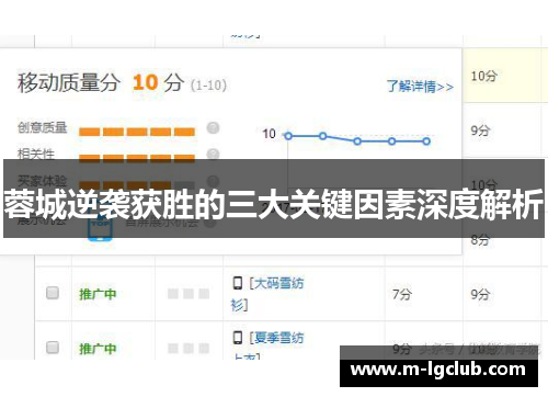 蓉城逆袭获胜的三大关键因素深度解析